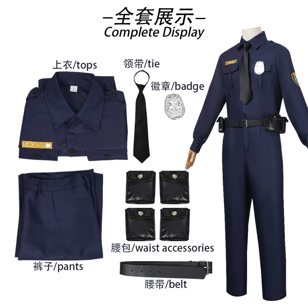 Halloween Policeman Costumes adult Party Carnival Police Uniform men Army Policemen Cosplay Clothing Sets Party Performance