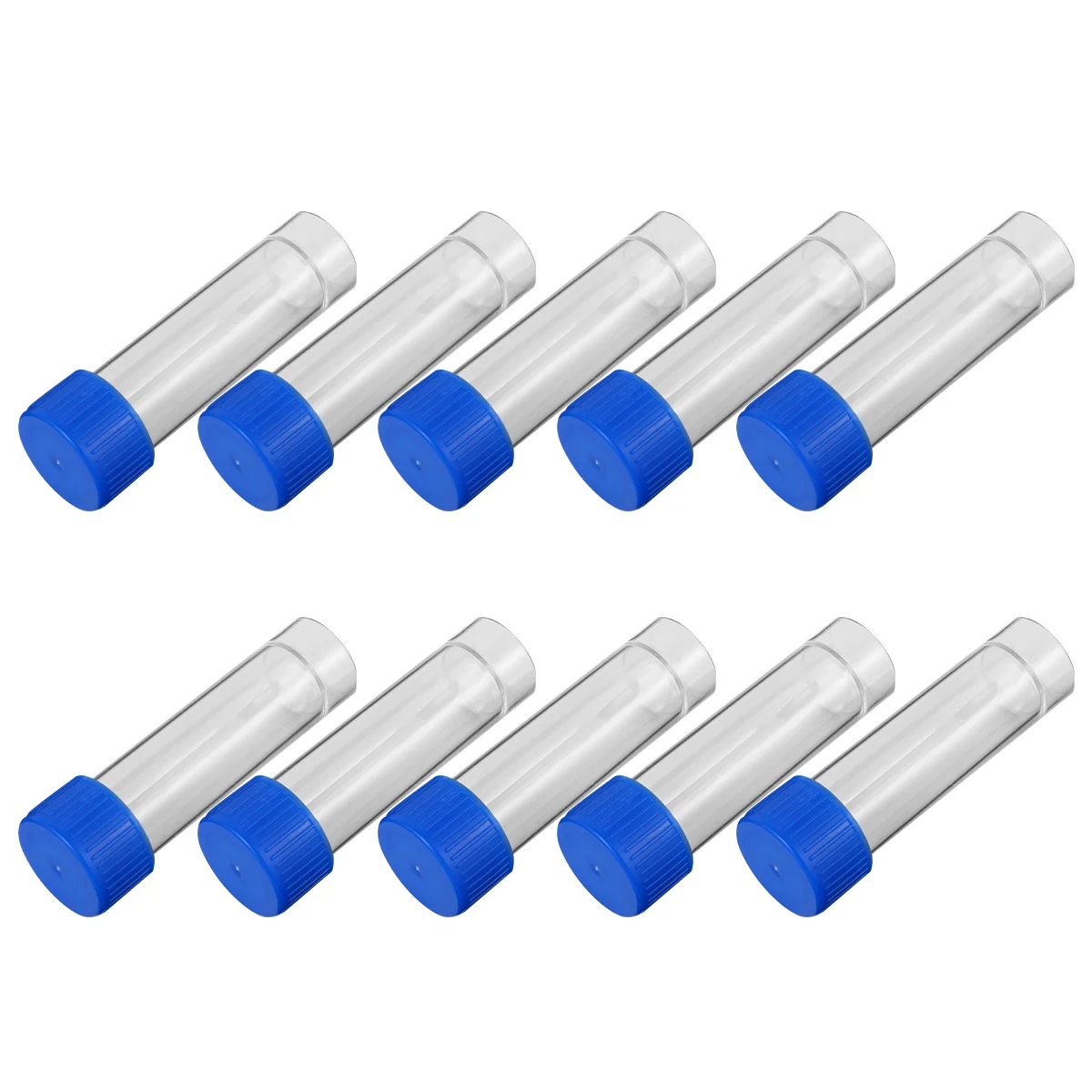 

10 Pcs Sampling Cup Plastic Vials Sample Container Specimen Bottle Sterile Test Urine
