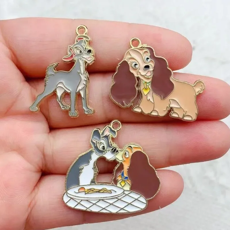 Heart Lady And The Tramp Earrings 10pcs Disney Lady And The Tramp
