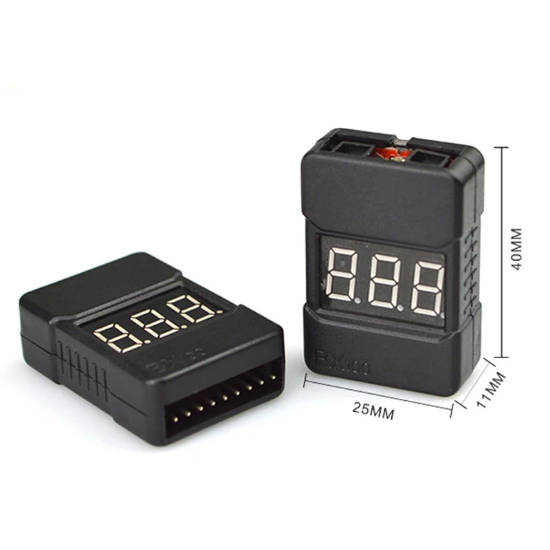 Lot de 2 Chargeurs Batterie LiPo/Li-ion RC 1S 3.7V USB - Noir