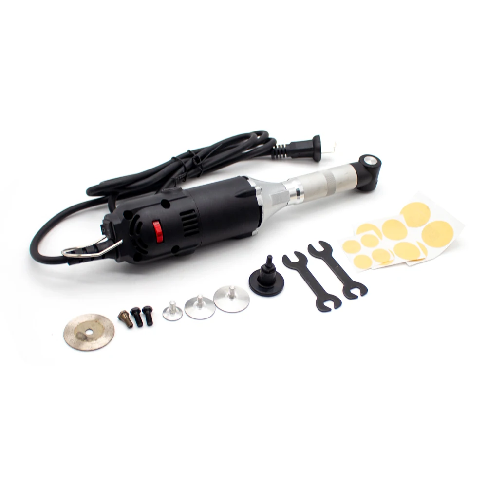 

220V Electric Right Angle Grinder Multifunction Micro 90° Elbow Die Grinding Polishing Machine Set Handheld Cutter 350W 15000RPM