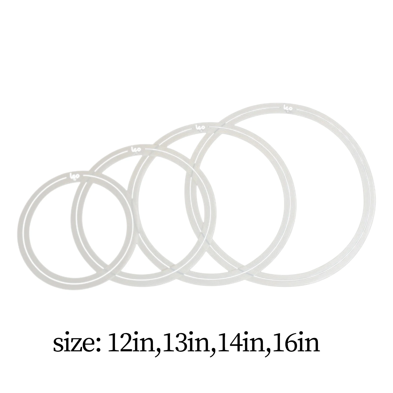 Dampening Drum Mute Rings 4Pieces for Percussion Instrument
