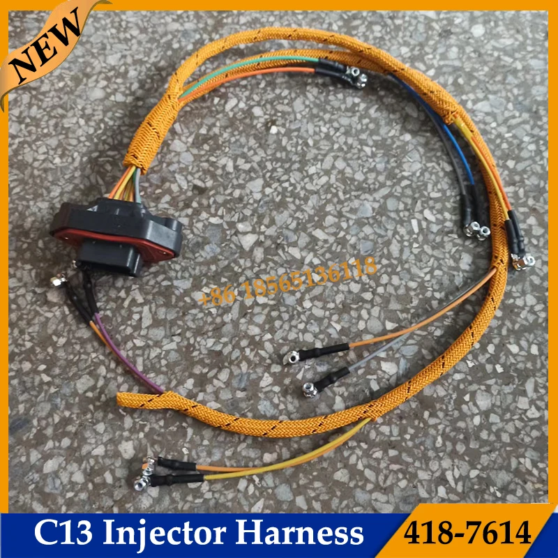 C13 Engine Injector Wiring Harness 418 7614 4187614 For Caterpillar CAT