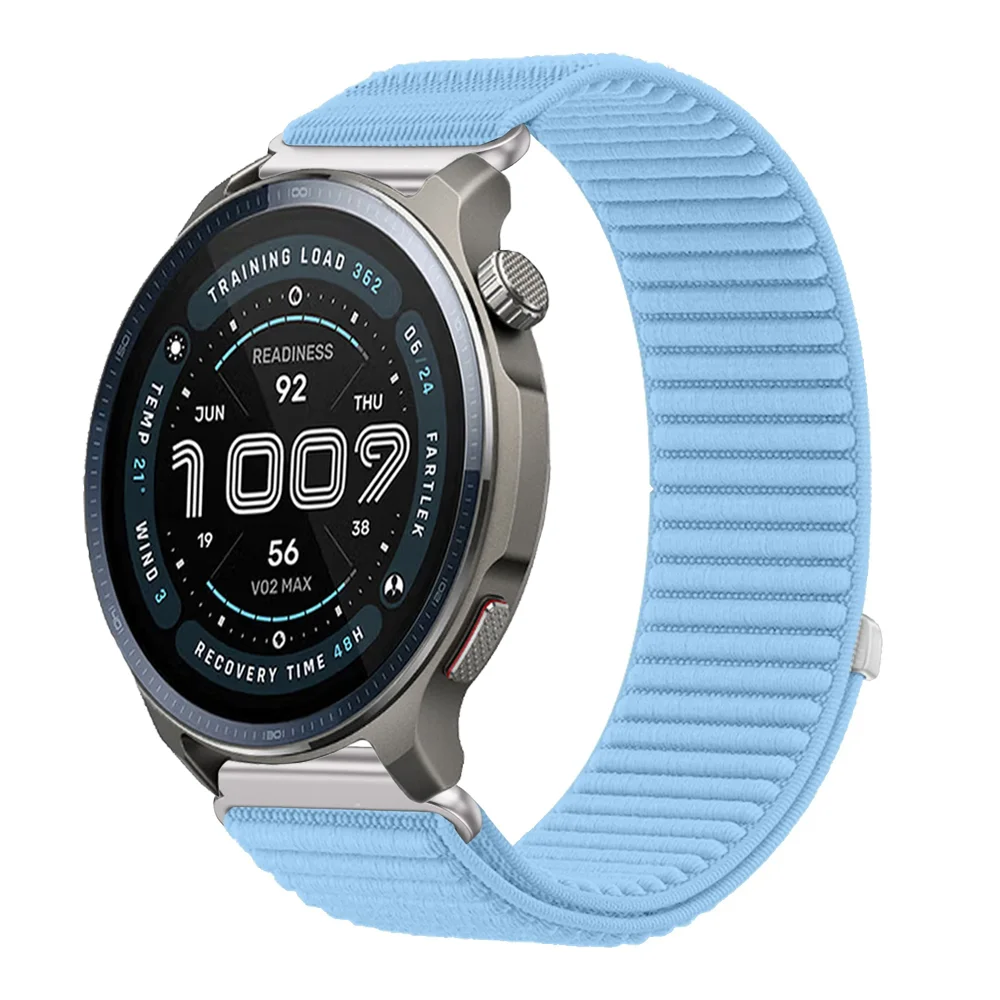 Premium 22mm Nylon Loop Sports Strap - Comfortable Bracelet Watchband