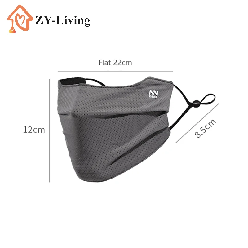 Enhanced UV Protection Breathable Face Shield for Outdoor Activities - Reusable & Washable