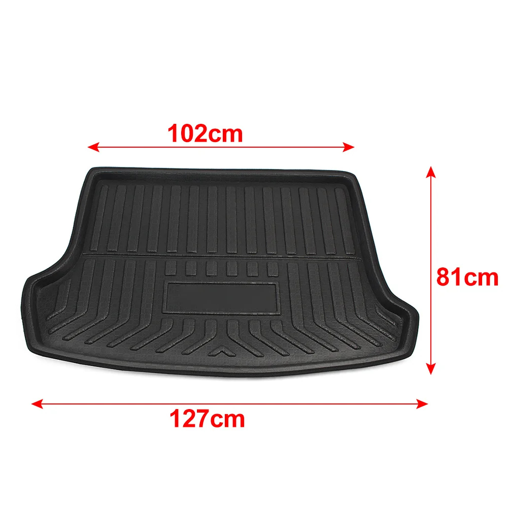 ELMASLINE Set Tappetini In Gomma 3D Con Vasca Bagagliaio Per VW T-ROC Cabrio 2017-2025. Bordo Rialzato 5 Cm, Materiale TPE Inodore E Antistrappo, Su Misura, Antiscivolo, Facile Da Pulire.