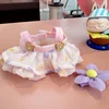 Cute Mini Plush Doll'S Clothes Outfit Accessories For Korea Kpop Exo Labubu II Idol Dolls Wrinkle dress Clothing 4