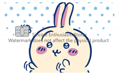 Cartoon Kawaii Chiikawas Credit Card Skin Stickers Cute Matte Sticker for VISA JCB Mastercard and Other IC Card Decorative - Image 9