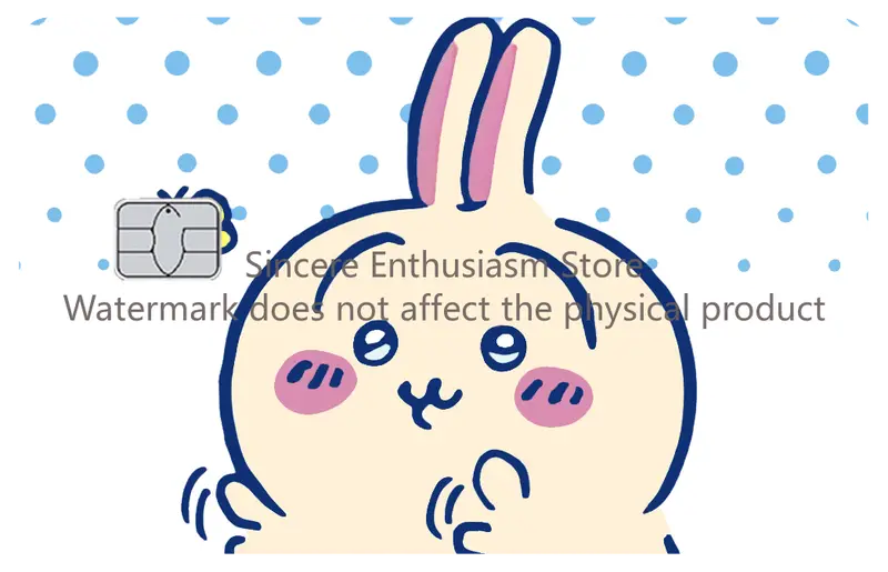 Cartoon Kawaii Chiikawas Credit Card Skin Stickers Cute Matte Sticker for VISA JCB Mastercard and Other IC Card Decorative - Image 9