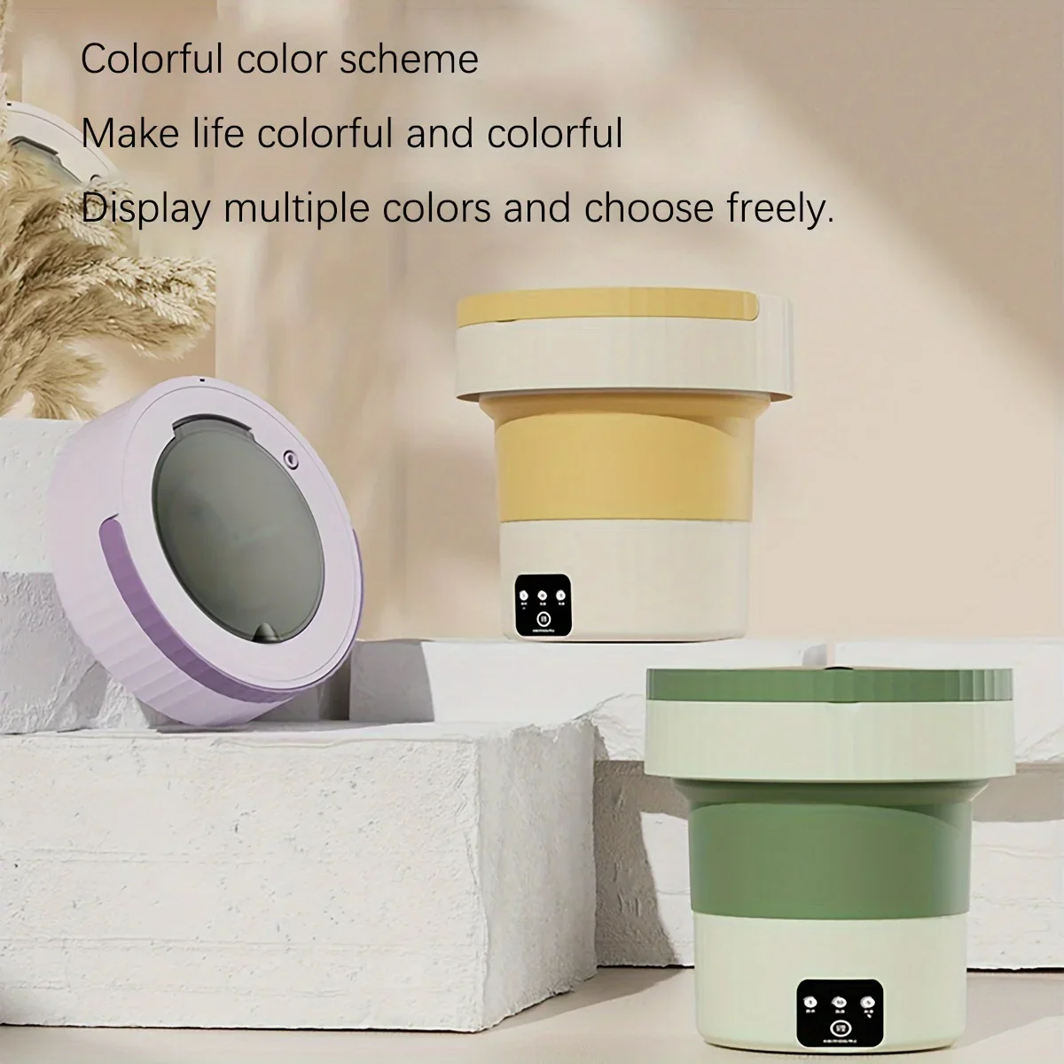 1 portable mini washing machine-perfect for underwear, apartments, camping, travel, RVs, and laundry rooms