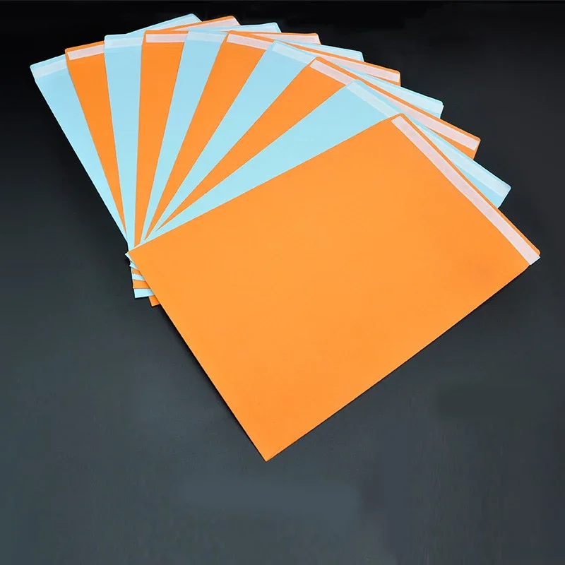 A4 Envelope Kraft Paper Self Sealing Bag Document Packaging Bag 50pcs/lot