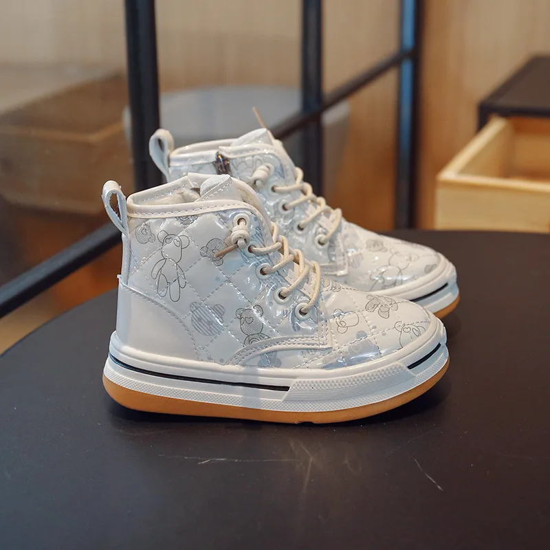 Kid Shoes Children Boys High High Top Casual Shoes Kids New High