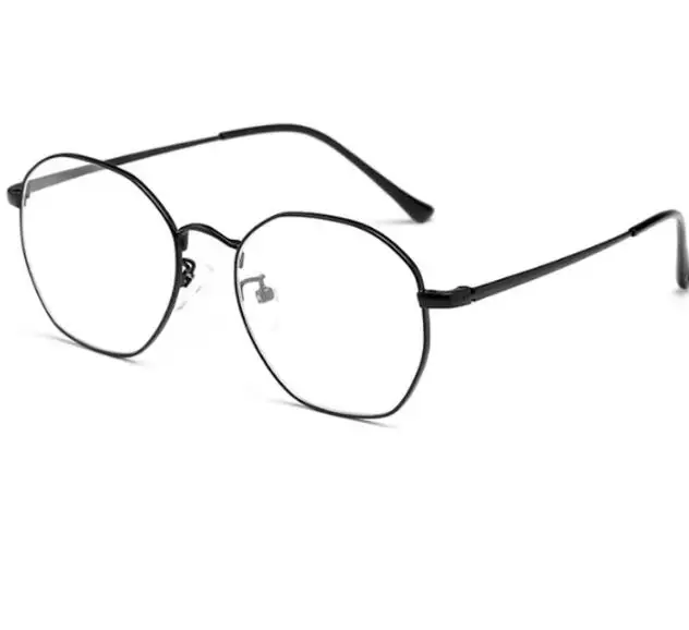

2024 New Fashion Sunglasses Men Sun Glasses Women Metal Frame Black Lens Eyewear Driving Goggles UV400 T63