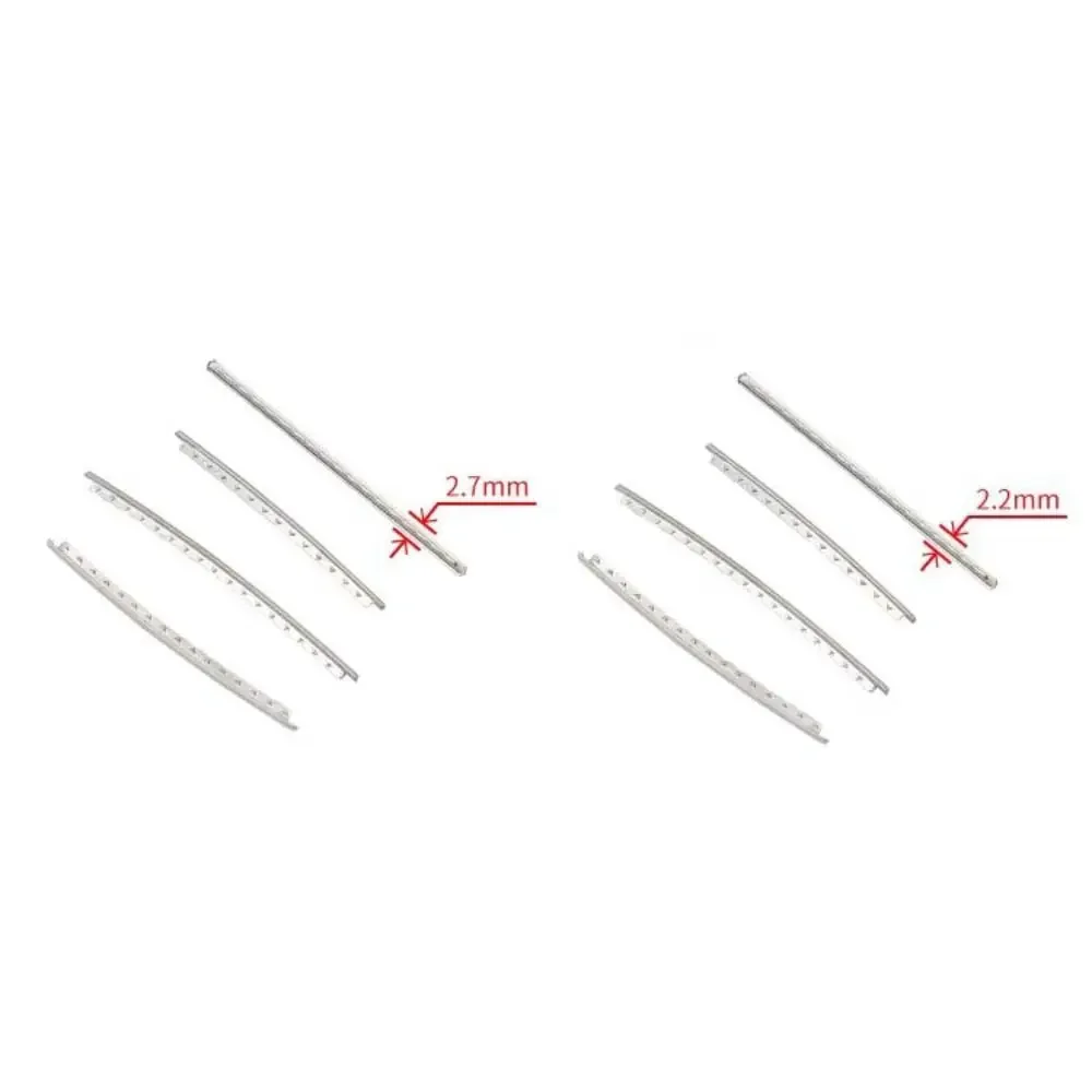 2.2mm Guitar Fret Wire 2.7mm Stainless Steel Guitar Playing Accessories 24Pcs/ Set Fingerboard Frets