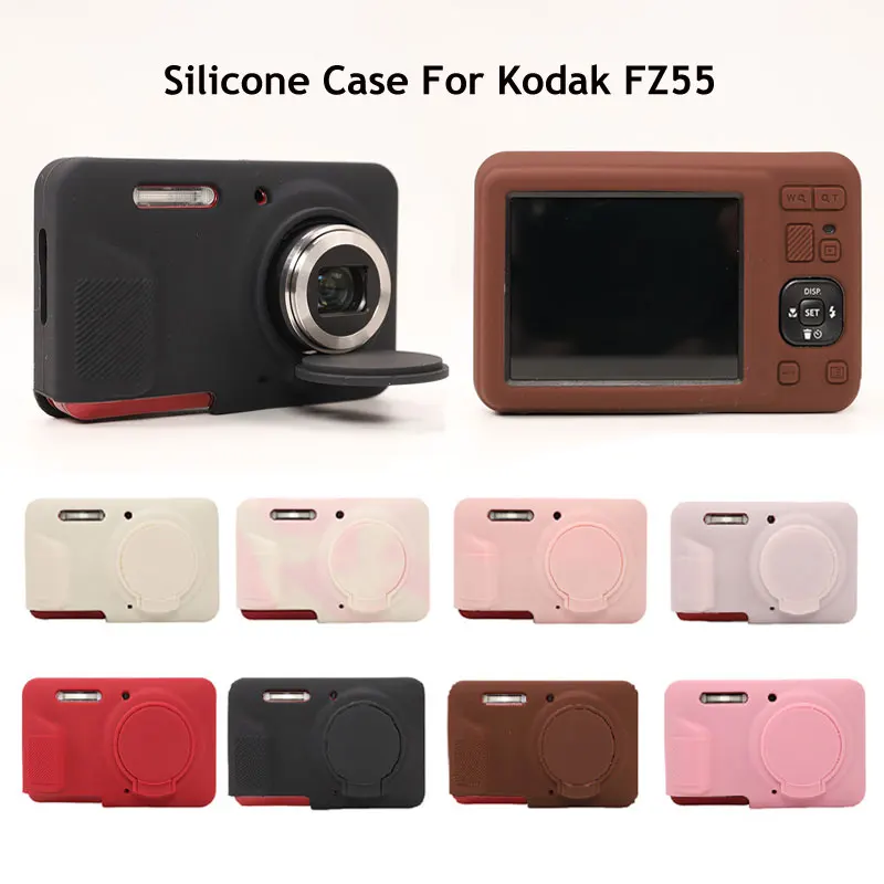 Silicone Camera Case for Kodak PIXPRO FZ55 Dustproof Anti-fall
