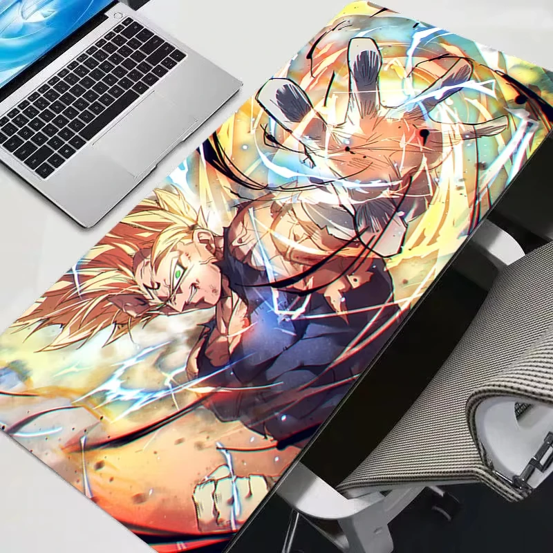Mauspad Gamer PC Computer Großes XXL Schreibtischunterlage Tastatur Anime Gaming Zubehör Mousepad DBZ Dragon Ball Z Teppich