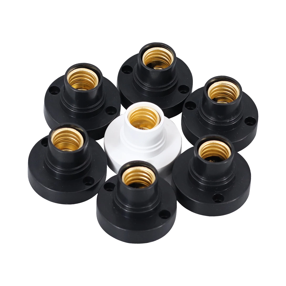 Support De Douille D’ampoule Arrière Droit En ABS Noir – Compatible Polo 6R 2014-2018, Référence 6C0945258A
