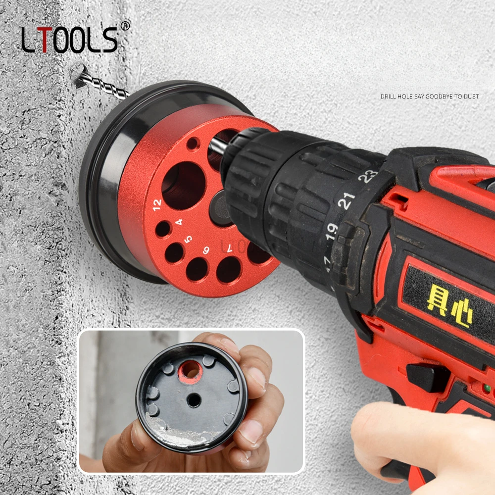 Alloy Electric Drill Dust Cover Ash Bowl Impact Hammer Drill Dust Collector Power Tools for Home Reusable Drilling Accessory