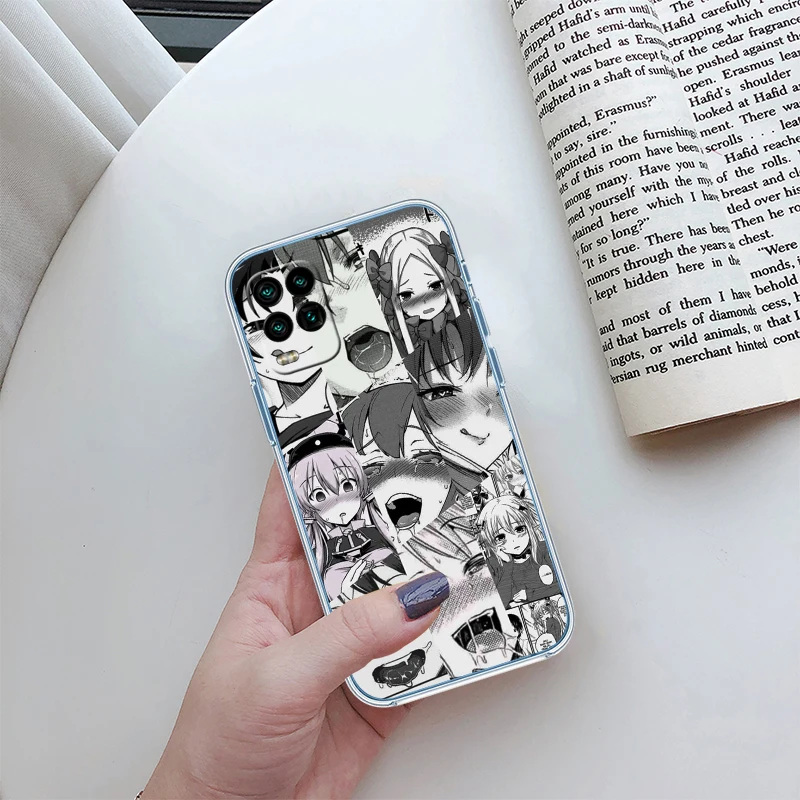 Kawaii Girl Transparent Phone Case - Japan-Inspired Design