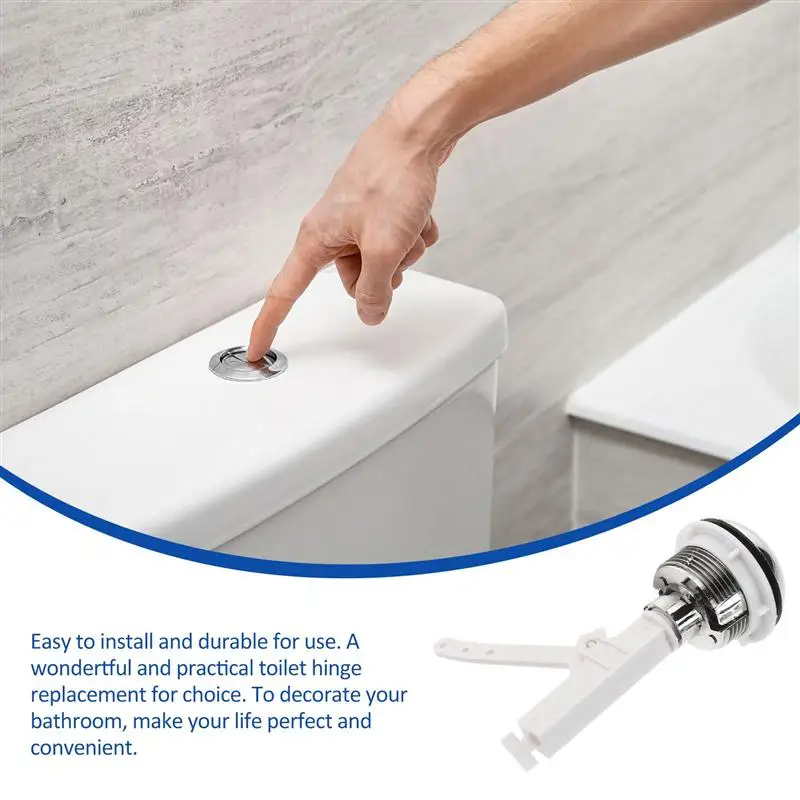 Toilet low water button Separated Type Flush Toilet Water Tank Push Buttons Rods for Home Hotel Push Button