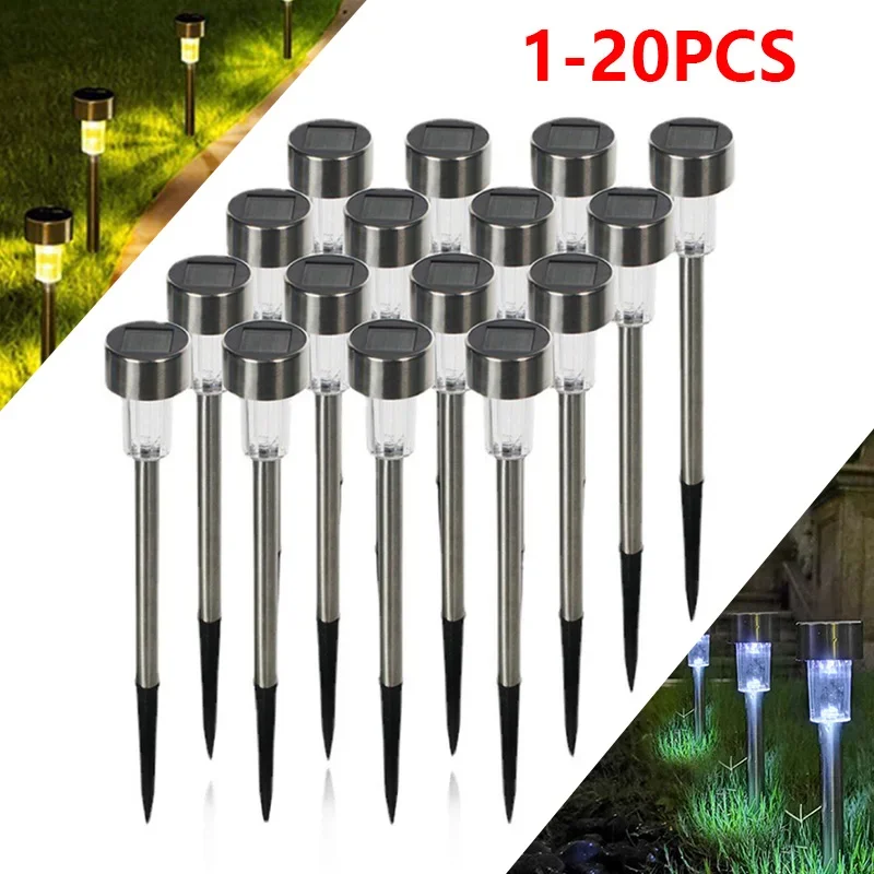 Solar Light Garden Decoration Tools Outdoor Solar Powered Lamp Waterproof Landscape Lighting for Pathway Patio Yard Lawn 1