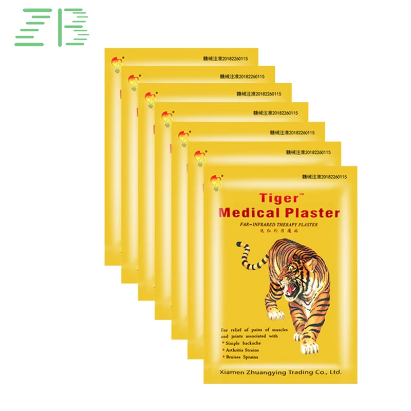 

120pcs Tiger pain relief patch is used to treat joint gout and rheumatism, as well as gout,lower back pain, numbness,and massage