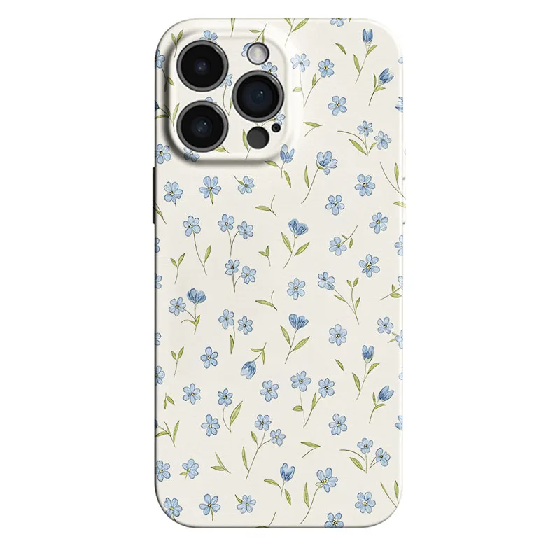 Cute Floral Pattern Hard PC Phone Case Cover