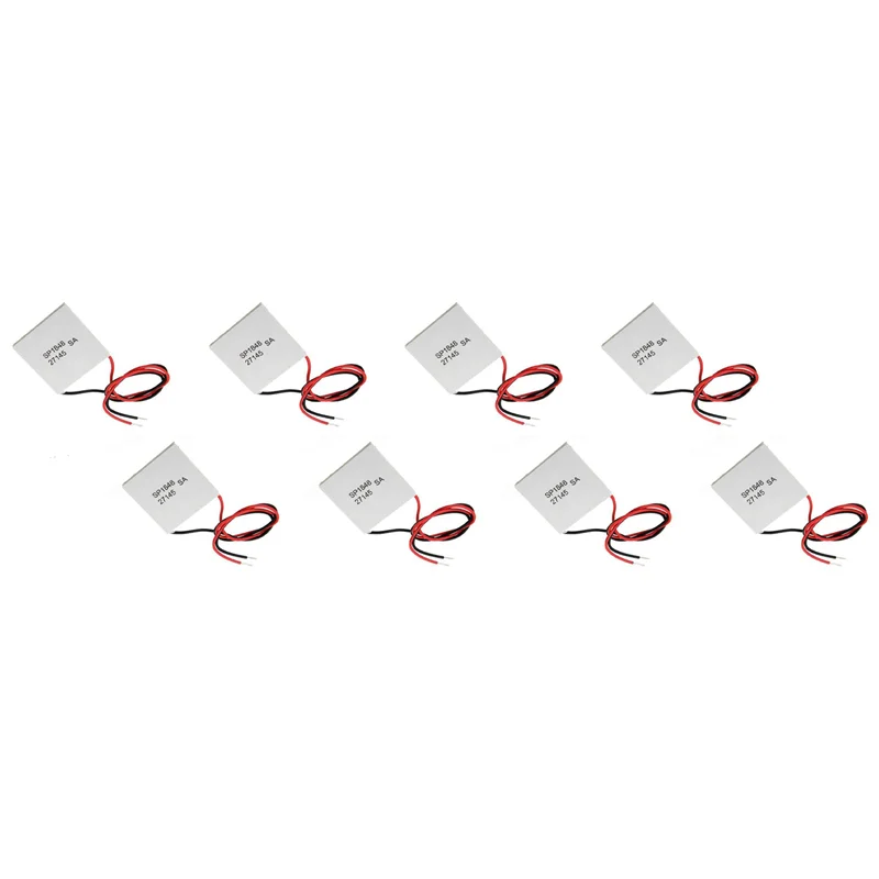 8Pcs 40X40mm Thermoelectric Power Generator SP1848-27145 Peltier TEG Module-ABJU