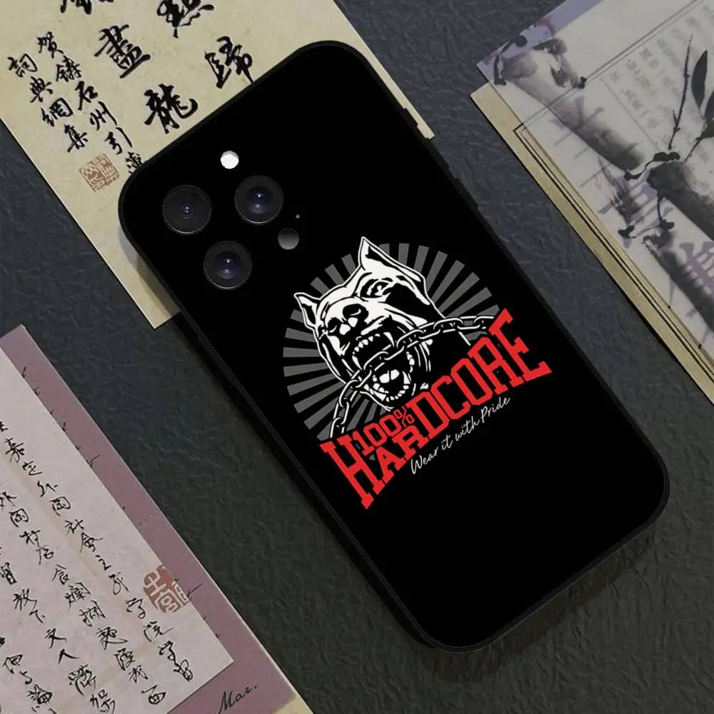 Ultimate Dog Lover's Soft Black Phone Case - Bone Gabber Hardcore Collection