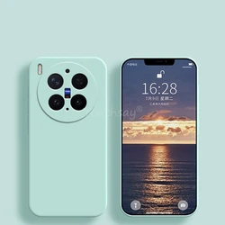 Enhanced Liquid Silicone TPU Phone Protector Cover - Rubber Case for Vivo X300 (Light Green)