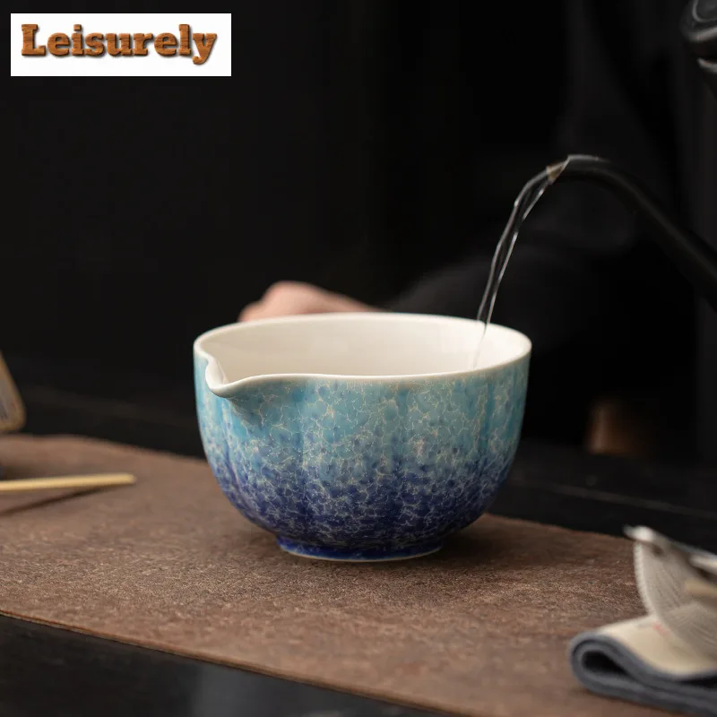 Kiln-transformed Ice Flower Ceramic Matcha Bowl Whisks Standing Bowls Tea Ceremony Accessories Equipment Tea Set Craft Supplies