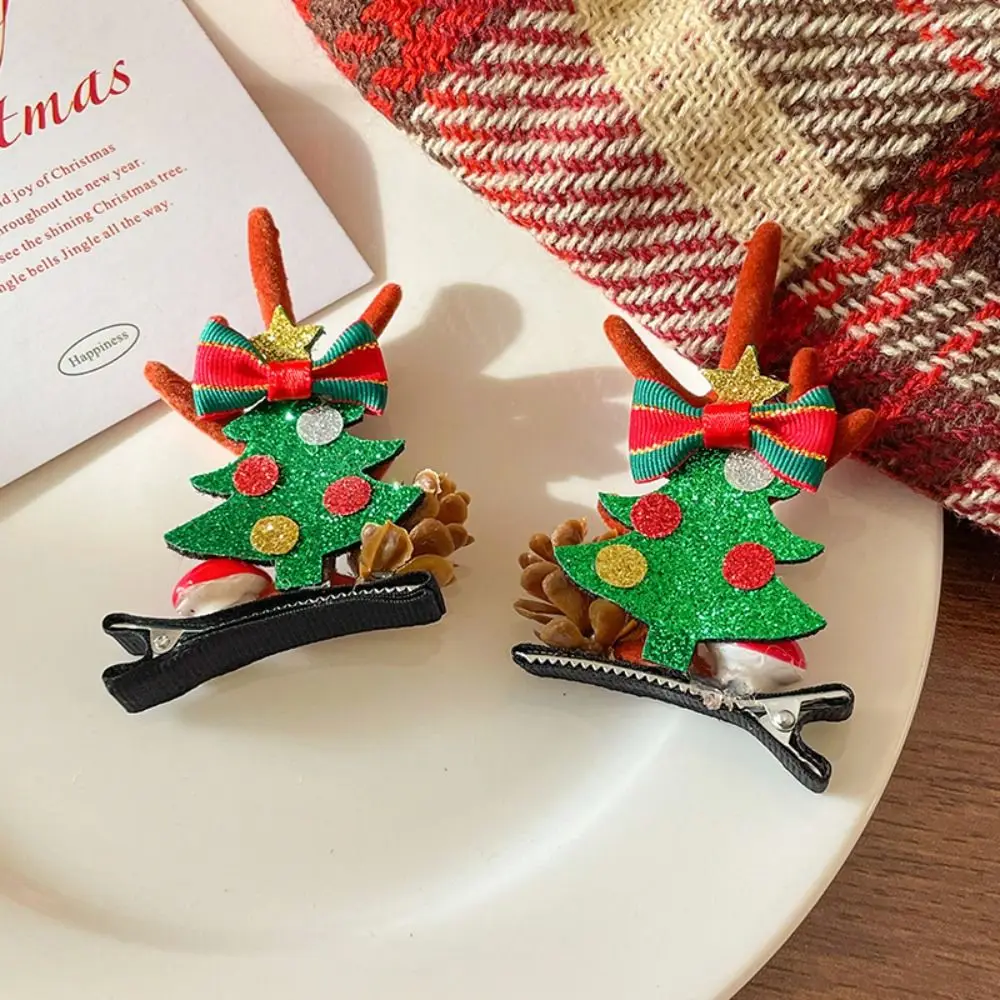 Cute Elk Horn Christmas Hairpin Antler Hair Clips