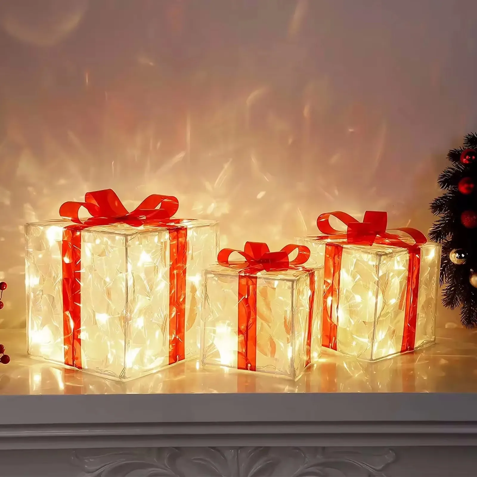 Glowing Christmas Gift Box 6