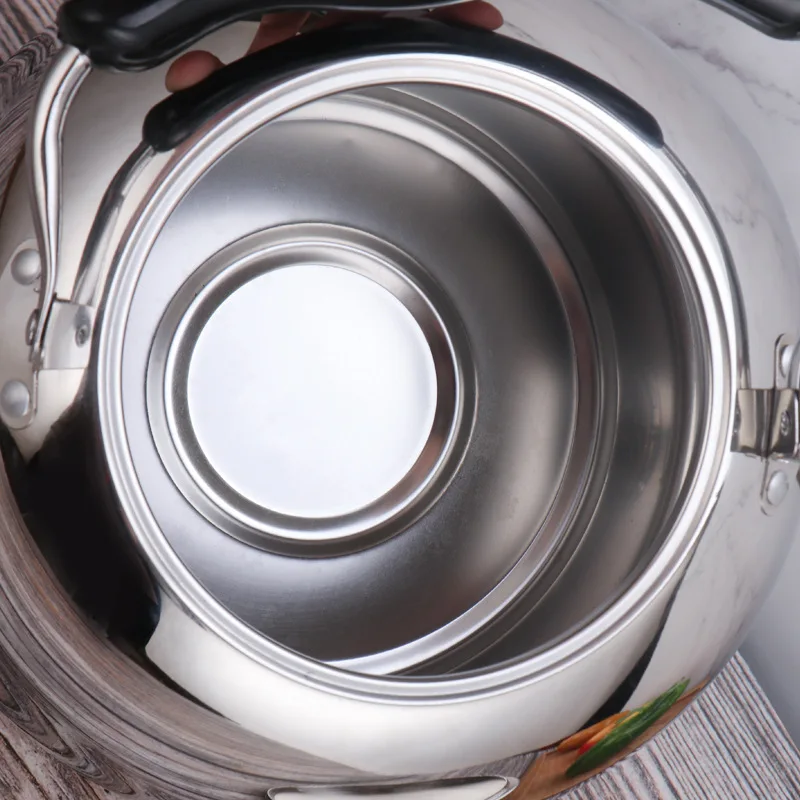 Fluitketel voor op het fornuis, eenvoudig en stijlvol, roestvrijstalen keukenwaterkoker voor gas- en elektrische inductiekookplaten (zilver 4l