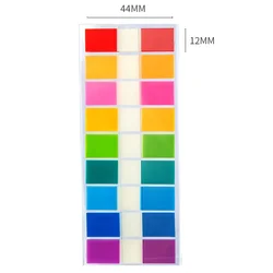 Clear Sticky Notes and Page Markers Set - Transparent Notepad and Bookmarks for Organizing and Planning (180 sheets)