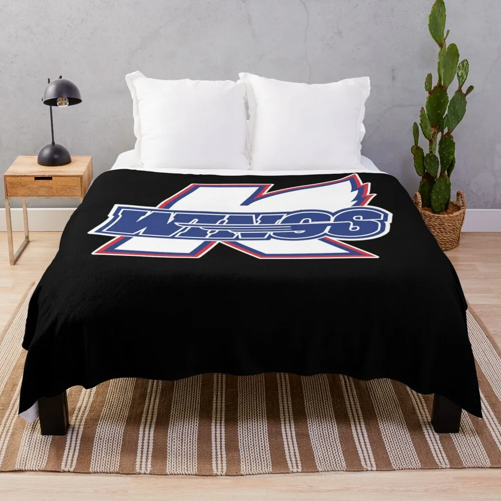 

Kalamazoo Wings Throw Blanket Flannel Decorative Beds Blankets