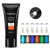 15ml Acrylic Nail Extension Gel Polish Glow in Dark Fluorescent Poly UV Builder Gel Crystal Quick Building Tip Manicure 3