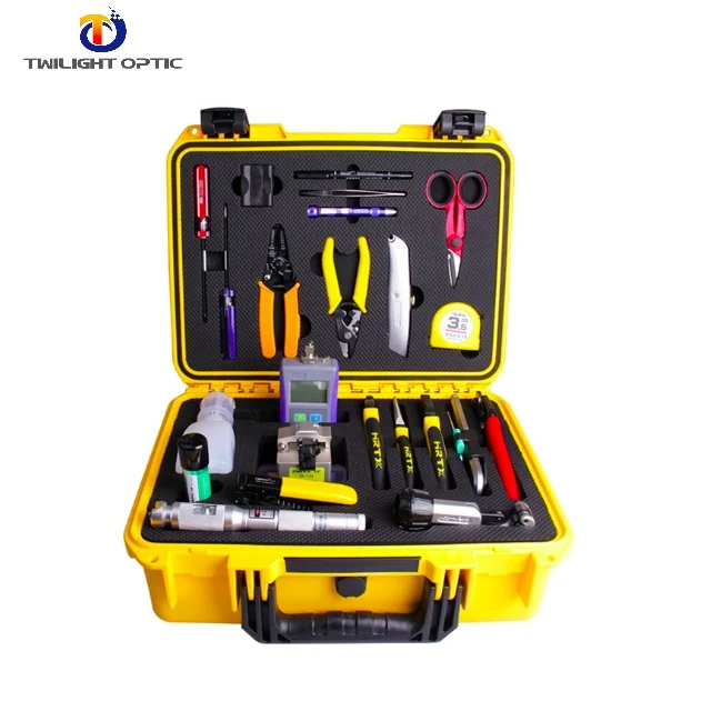 

Fiber Optic Cleaver Power meter VFL Peeling welding repair Fiber optic cable construction toolbox