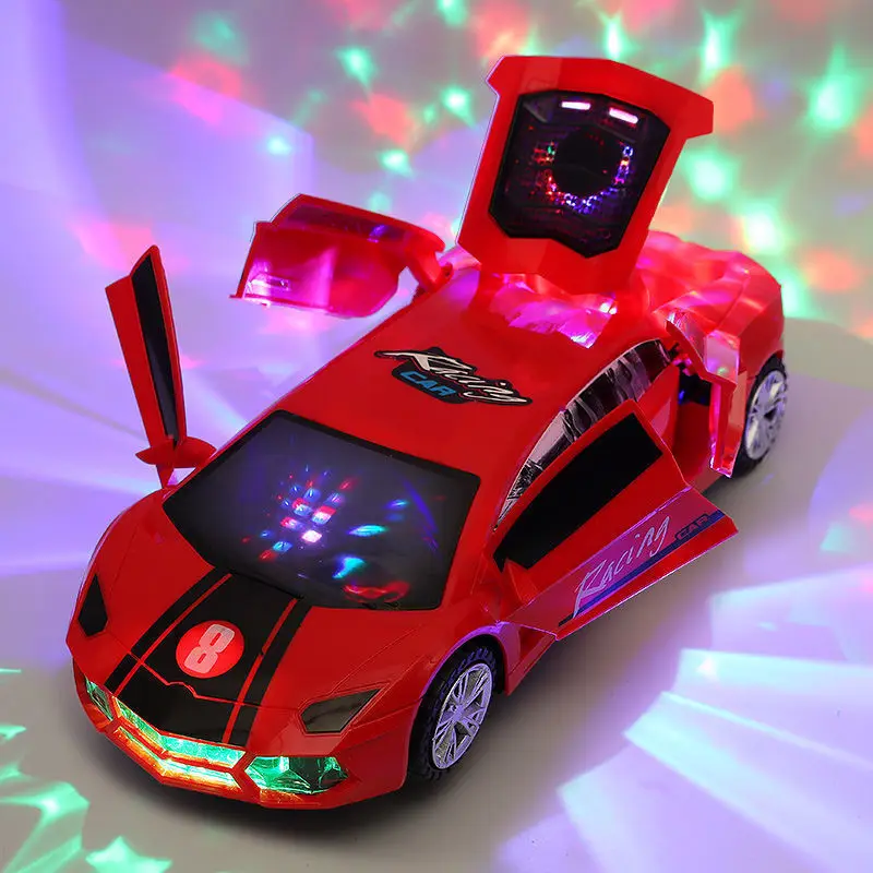 360 Graus De Deformação Elétrica Rotativa Carro De Brinquedo Com Música Luz Polícia  Carro Veículo Modelo Crianças Brinquedo Presente Natal - Trilhos Para Carros  E Bicicletas - AliExpress