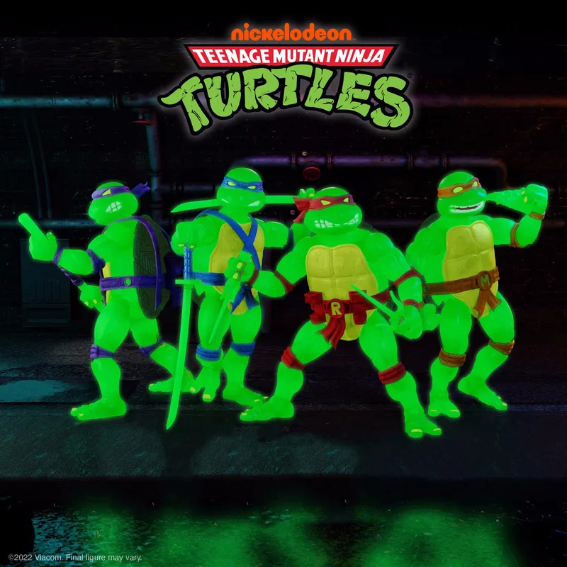 

Original Luminous Teenage Mutant Ninja Turtles Super7 Limited Action Figures Toys 6 Inch Movable Statues Model Doll Collectibles
