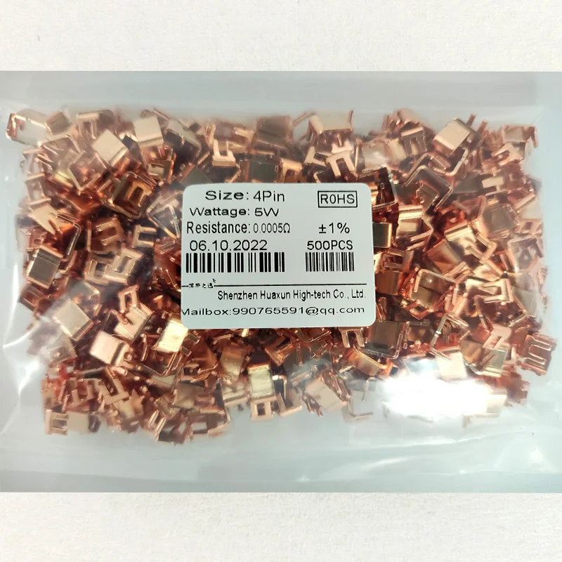 5PCS Manganin Sampling Resistance R0003 R0005 R001 R002 Shunt Resistor