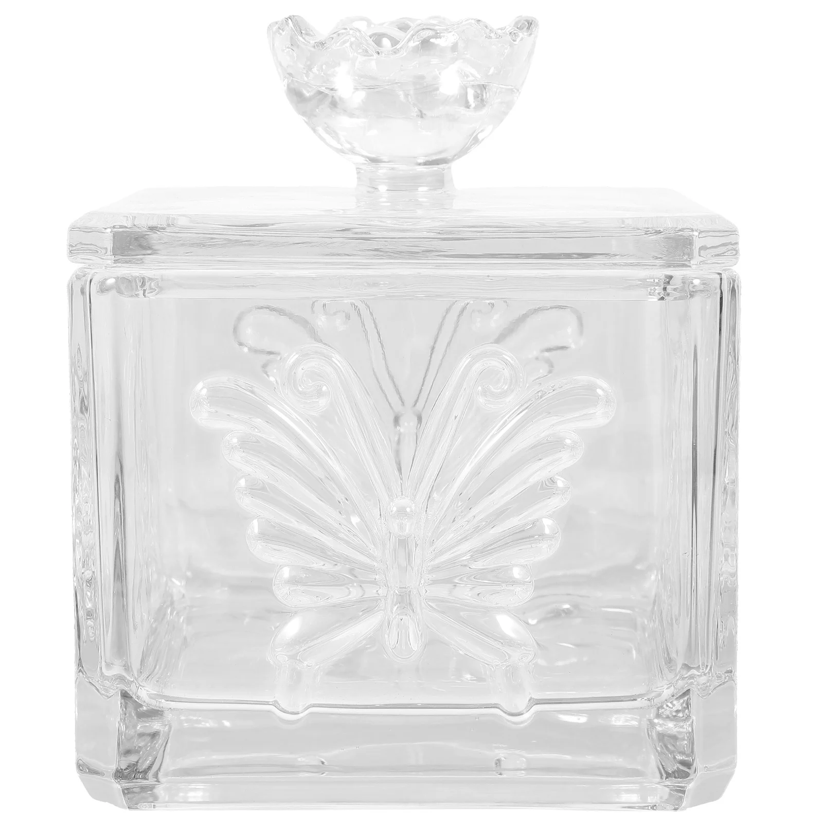 

Storage Box Glass Tea Canisters With Airtight Lids Cereals Dried Fruit Jar Food