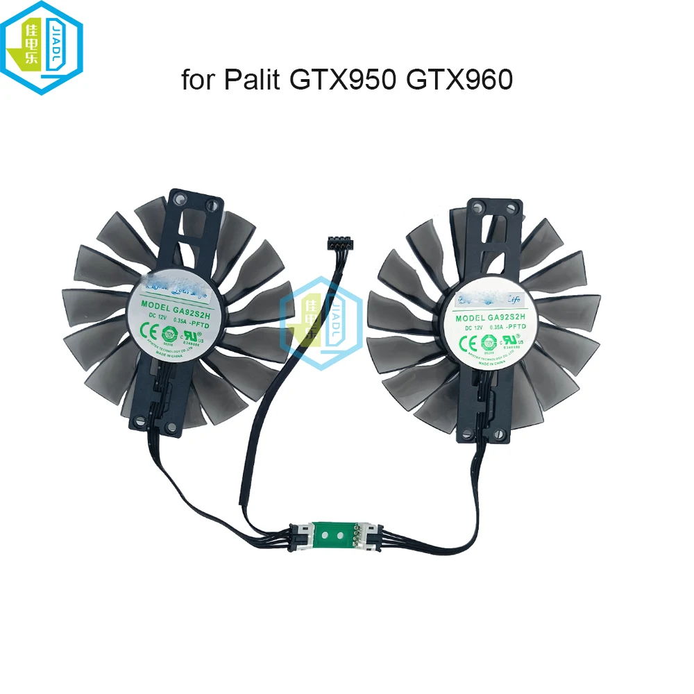Pftd Vga Radiador do Ventilador para Palit Geforce Gtx950 Gtx960 Gtx1060 Gtx 970 960 1060 Placas Gráficas Ventiladores de Refrigeração 12v Ga92s2h