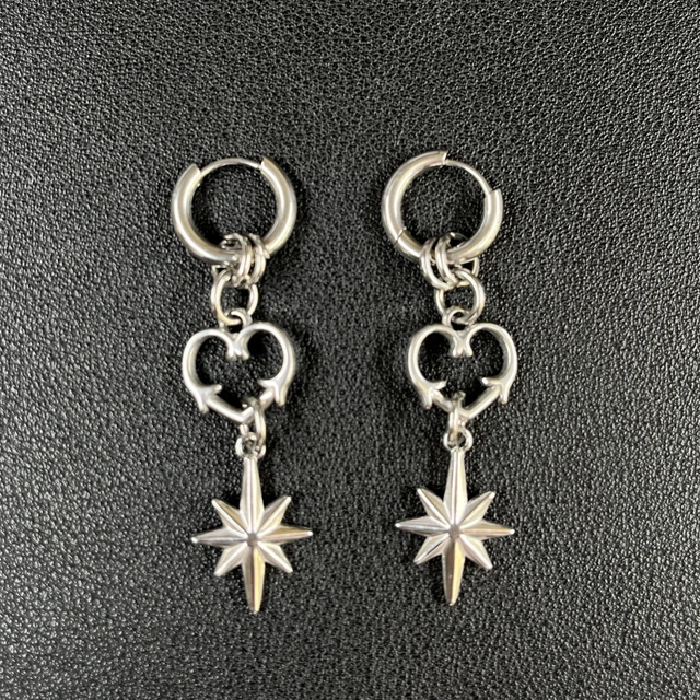 Boucles d'oreilles Punk Grunge Rock à rivets, chaîne, Cool, mode géométrique, goutte d'eau, gothique, breloque esthétique, bijoux, accessoires Hip Hop