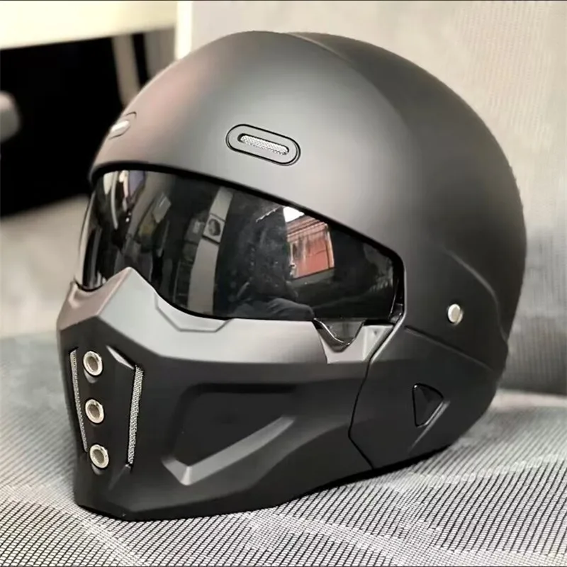 Retro Motorcycle Scorpion Vintage Combination Helmet, Capacete Moto Helmet  Casco 