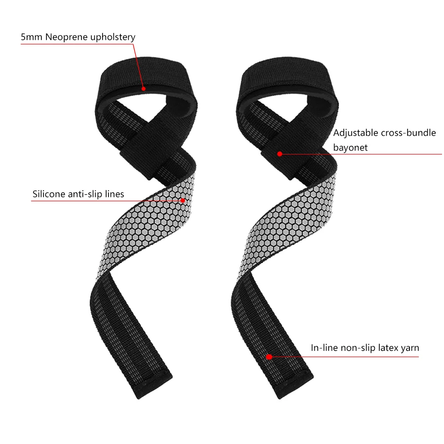 Athlete Fitness Lifting Wrist Strap Brace Wrap Weightlifting Crossfit Bodybuilding Support Kettlebell Dumbbell Weights Strength 6