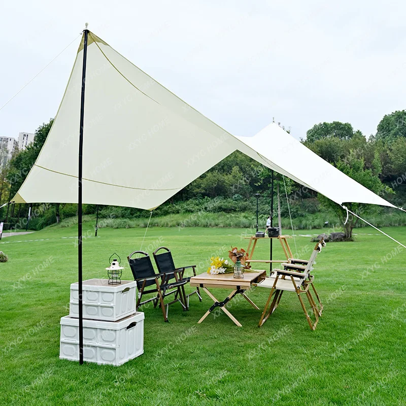 

Tent Camping Camping Waterproof and Sun Protection Outdoor Hexagonal Sunshade Camp