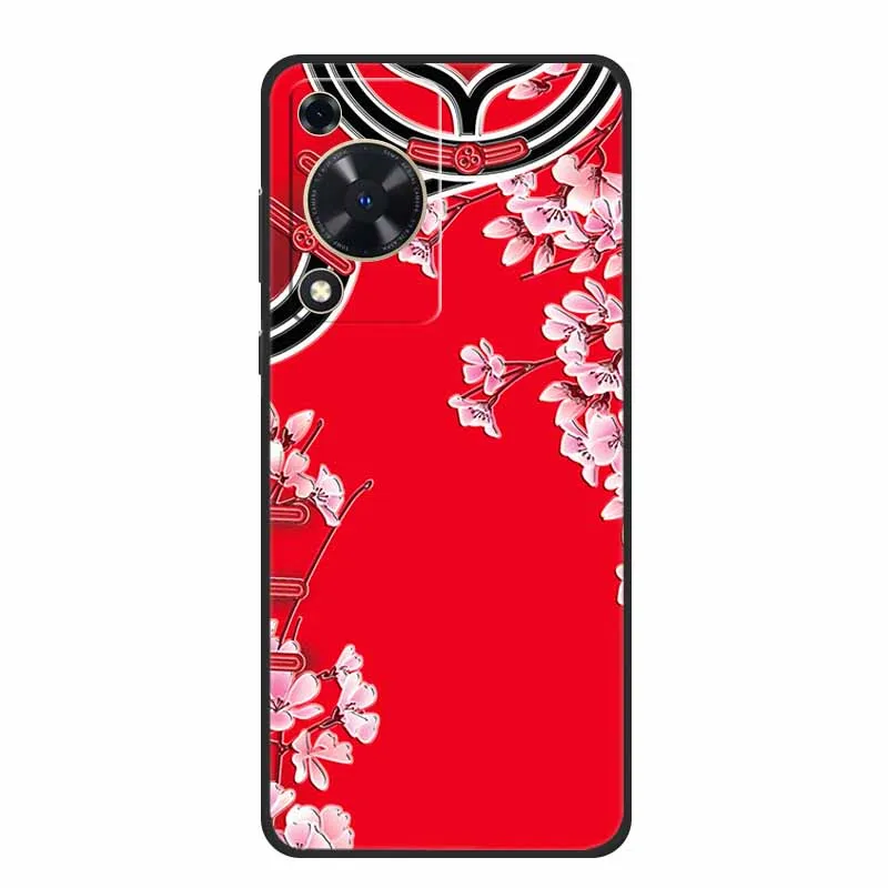 Embossed 3D Shockproof Silicone Phone Case - Soft Protective Cover