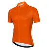 Fluorescent Yellow Summer Short Sleeve Quick-Dry MTB Bicycle Cycling Jersey Men Outdoor Bike Top Solid Color Clothing Sportswear 3