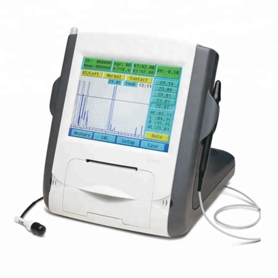 

Top view Ophthalmic A scan ultrasound measure instrument A biometer